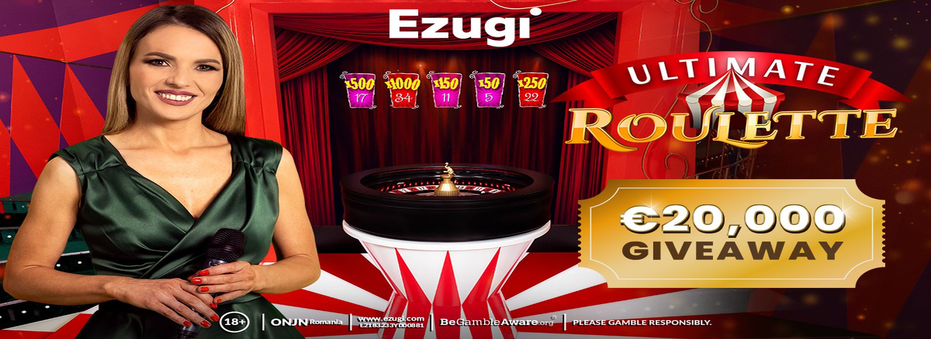 EZUGI 20,000 EUR GIVEAWAY PROMOTION